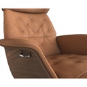 Flexlux Chaiselonge VOLDEN in Leder Nature