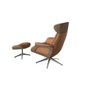 Flexlux Sessel CLEMENT in Leder Nature
