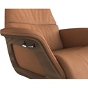 Flexlux Sessel CLEMENT in Leder Nature