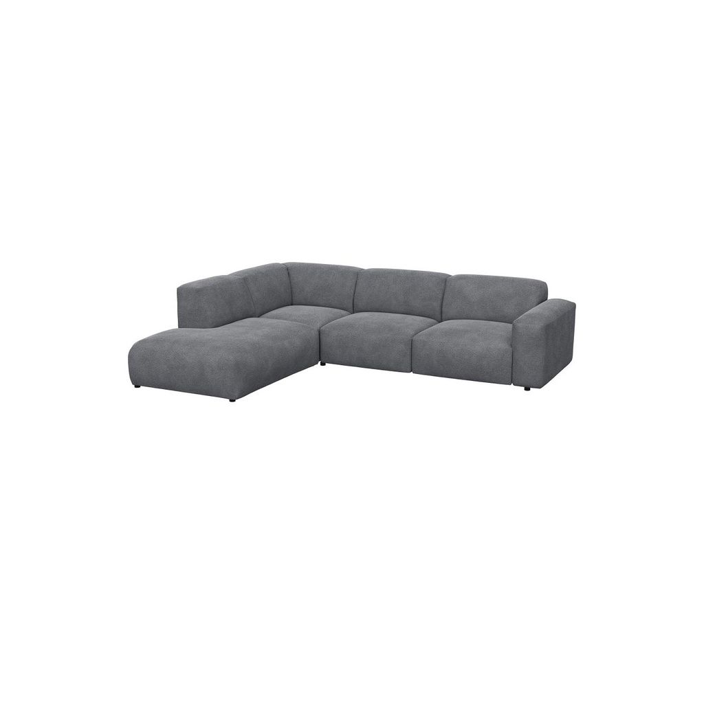 Flexlux Ecksofa Lucera in Stoff Bormio
