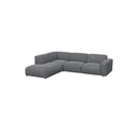 Flexlux Ecksofa Lucera in Stoff Bormio