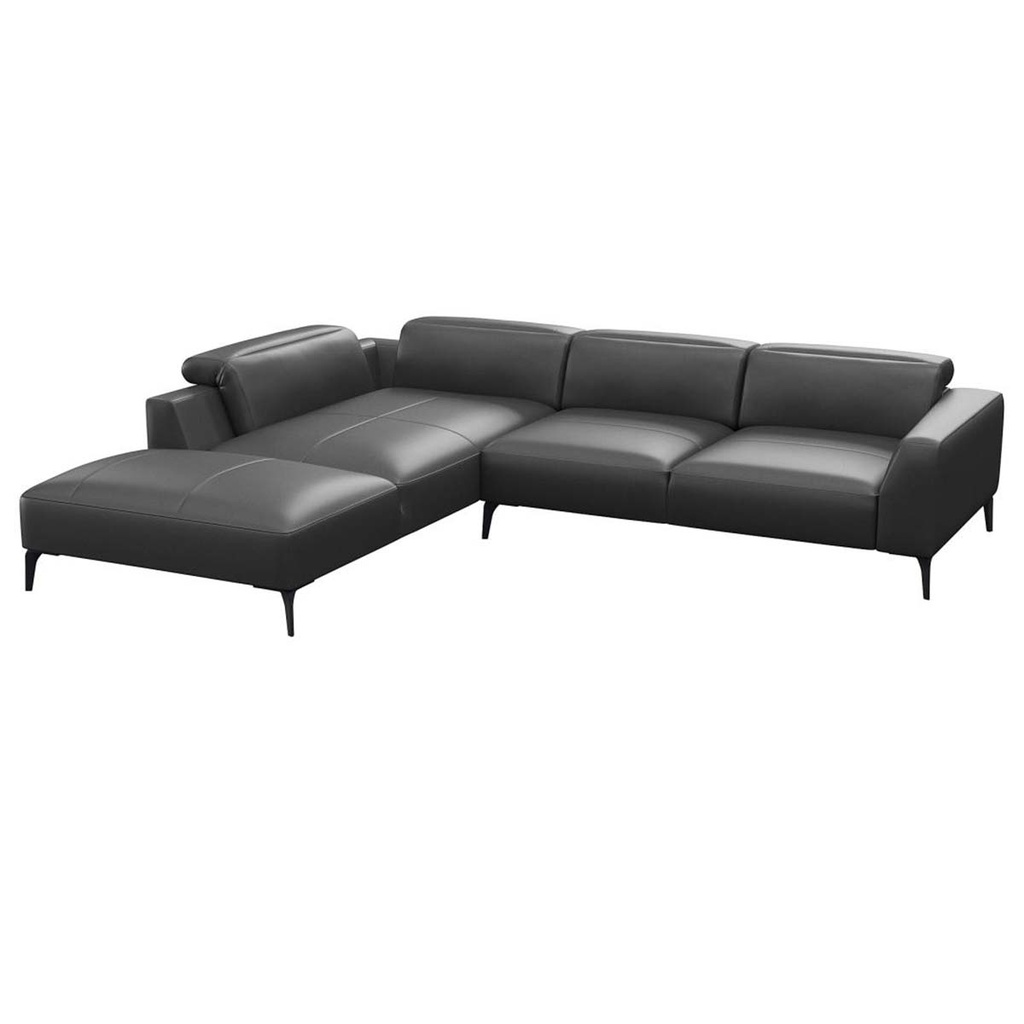 Flexlux Ecksofa VOLUZZI in Leder Omaha