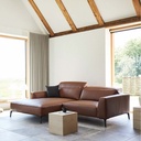 Flexlux Ecksofa 0161 VOLUZZI in Leder Omaha