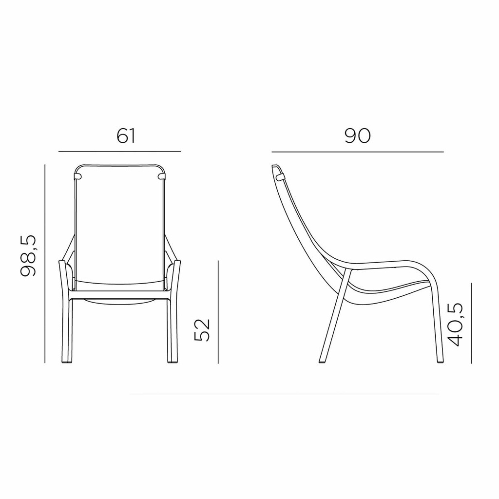 Nardi Outdoor Stuhl NET LOUNGE