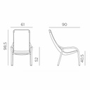 Nardi Outdoor Stuhl NET LOUNGE