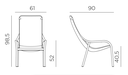 Nardi Outdoor Stuhl DOGA BISTROT