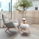 Flexlux Sessel MORO in Stoff Brescia