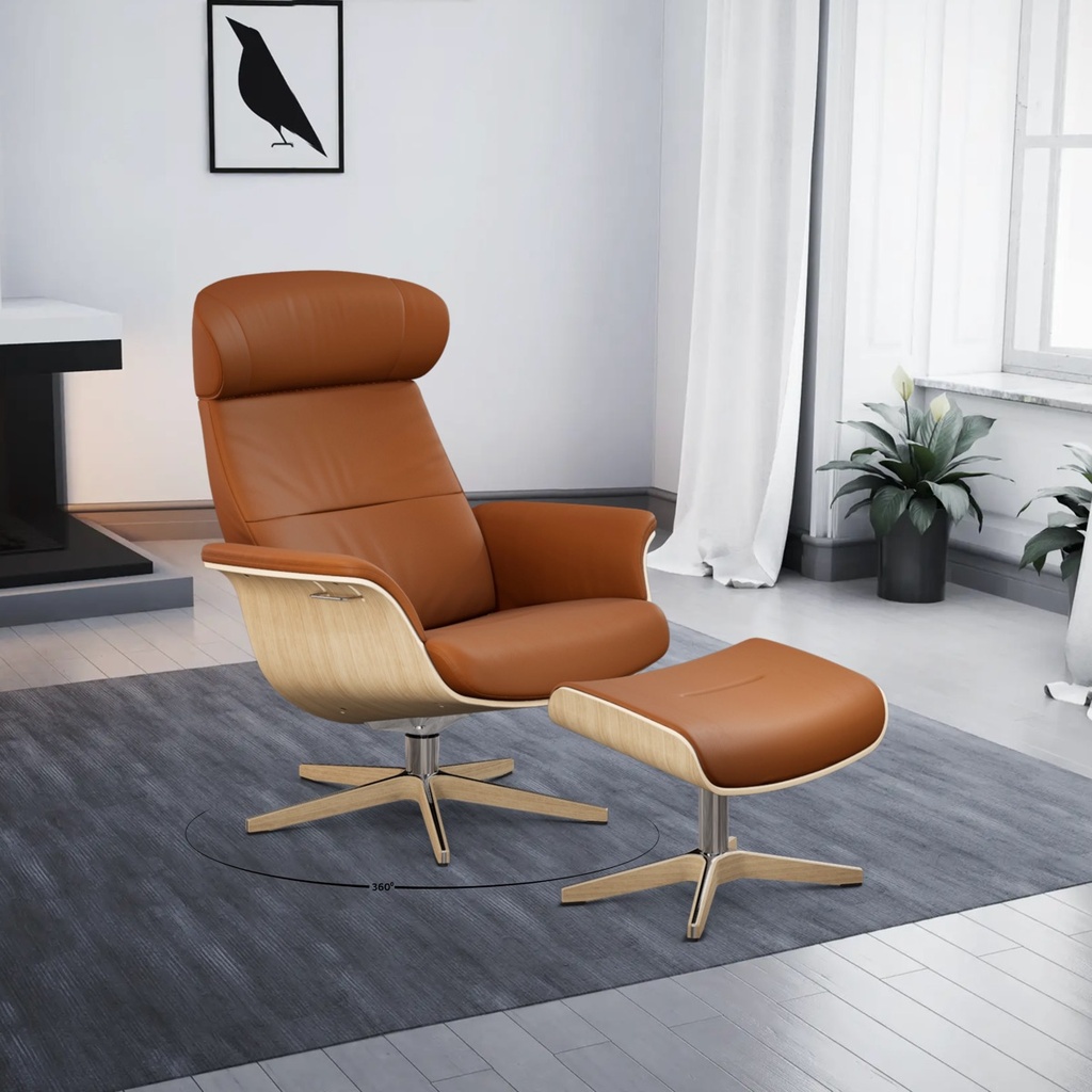 Conform Relaxsessel Time Out in Leder Fantasy konfigurierbar