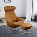 Conform Relaxsessel Globe in Leder Fantasy konfigurierbar
