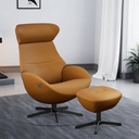 Conform Relaxsessel Globe in Leder Fantasy konfigurierbar