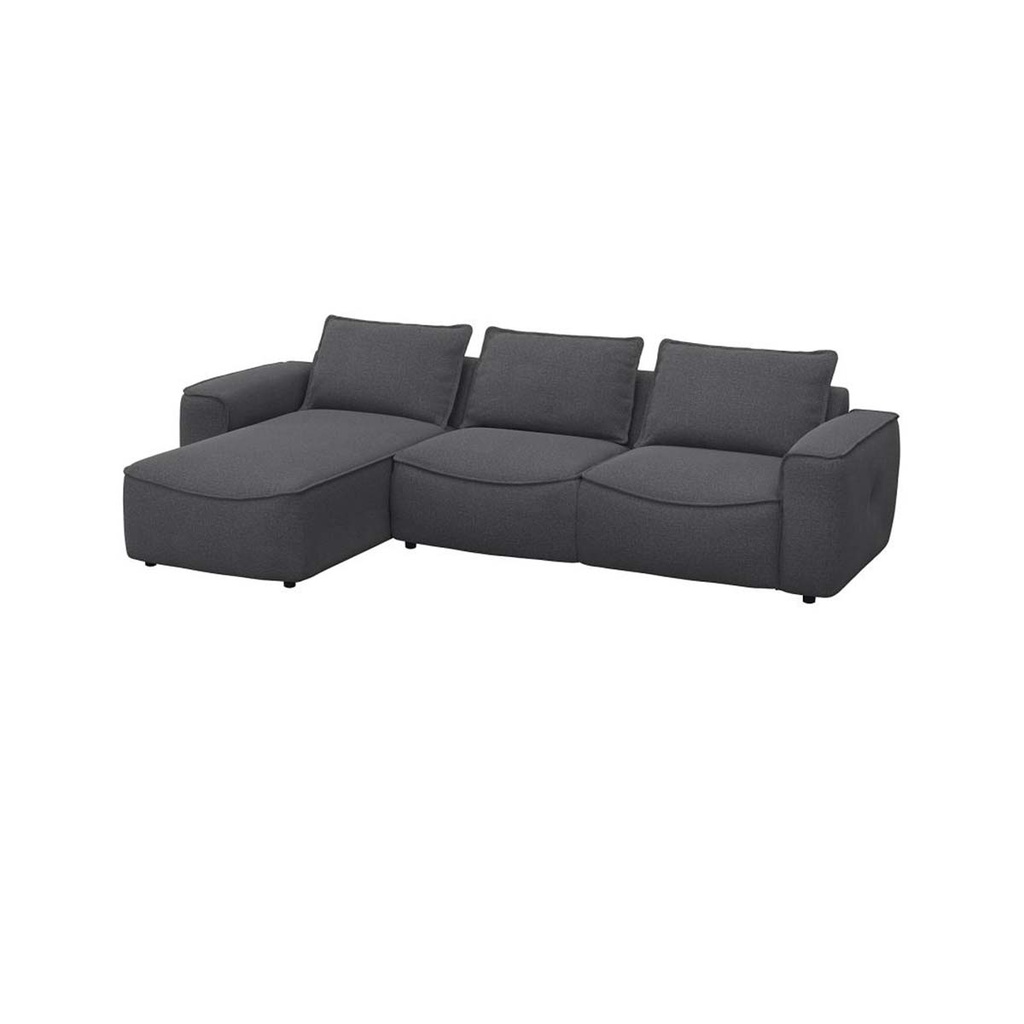 Flexlux Ecksofa Samone in Stoff Re-Born