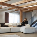 Flexlux Ecksofa Lucera in Stoff Bormio