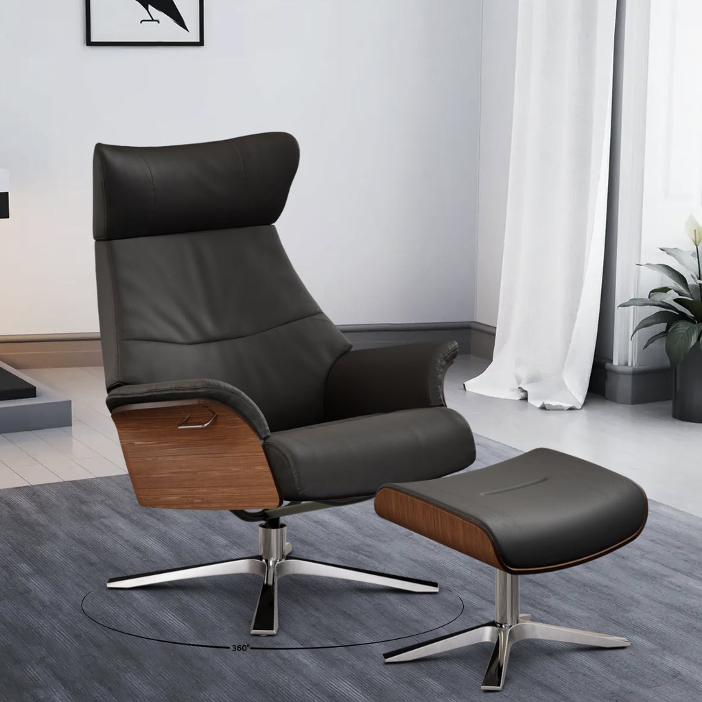 Conform Relaxsessel Air in Leder Fantasy konfigurierbar