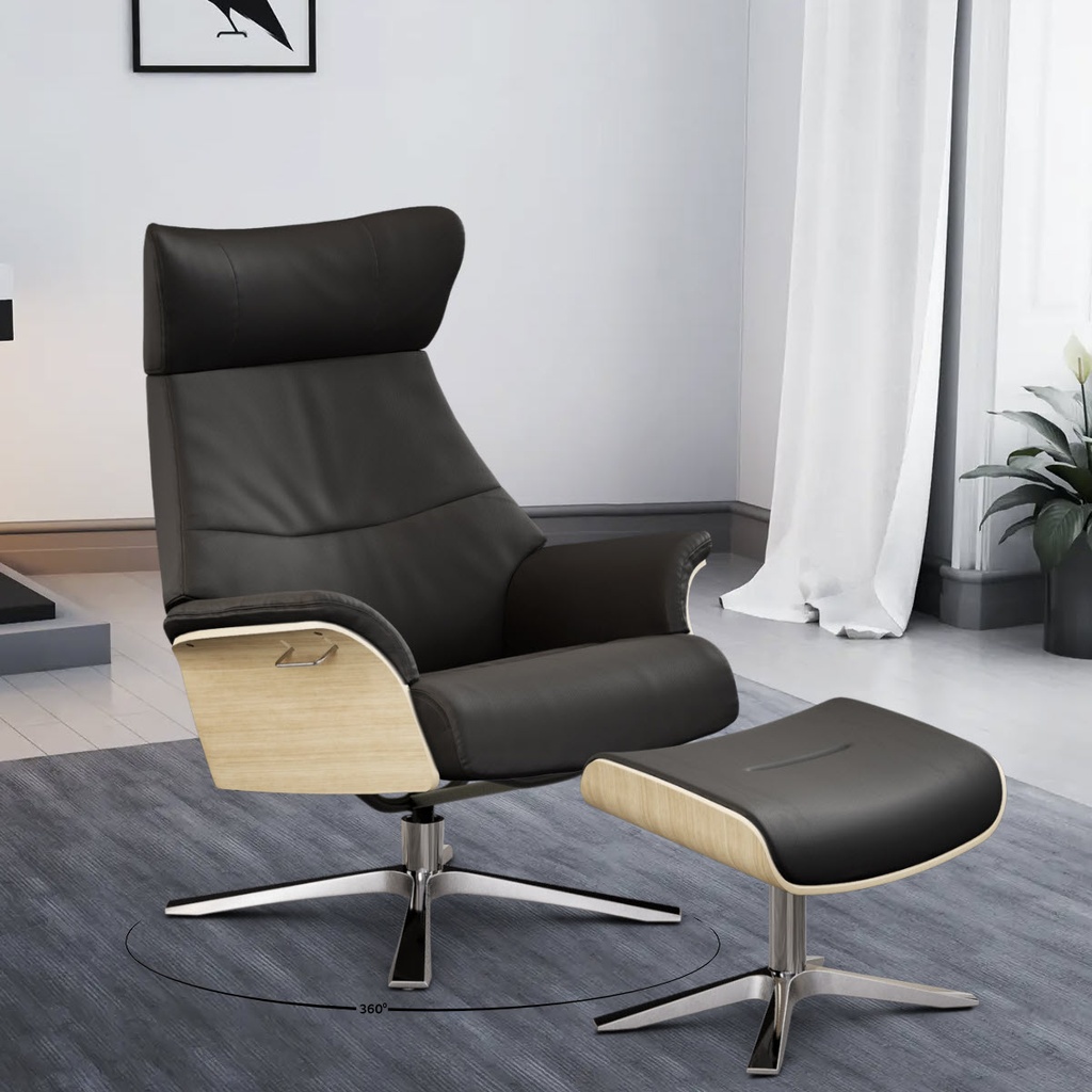 Conform Relaxsessel Air in Leder Fantasy konfigurierbar