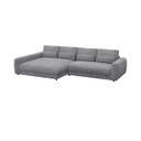 Flexlux Ecksofa Petrone in Stoff Lima