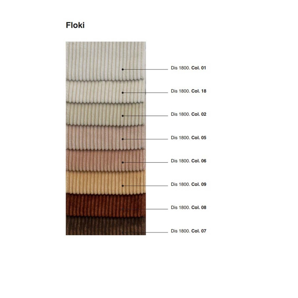 Dienne Salotti Schlafsofa Lisbona in Stoff Floki