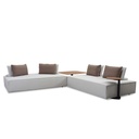 Dienne Salotti Schlafsofa Tommy in Stoff Mondrian