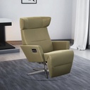 Conform Relaxsessel Relieve mit Fussstütze in Stoff Eros konfigurierbar