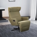 Conform Relaxsessel Relieve mit Fussstütze in Stoff Eros konfigurierbar