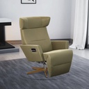 Conform Relaxsessel Relieve mit Fussstütze in Stoff Eros konfigurierbar