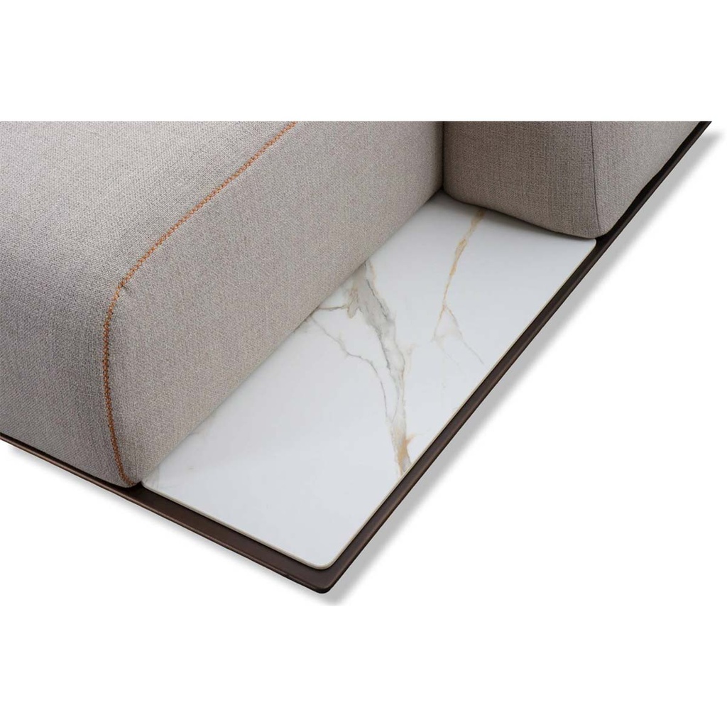 Dienne Salotti Ecksofa FOX in Stoff Kavir