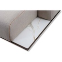 Dienne Salotti Ecksofa FOX in Stoff Kavir