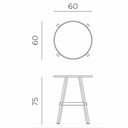 Nardi Outdoor Tisch COMBO Ø 60cm