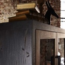 LUCCA Highboard in rustikaler Eiche