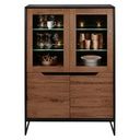 Messina Highboard in rustikaler Eiche