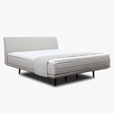 Kamjo Boxspringbett Minimum Kopfteil Alvaro in Stoff Anouk
