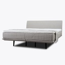 Kamjo Boxspringbett Minimum Kopfteil Alvaro in Stoff Anouk