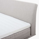 Kamjo Boxspringbett Minimum Kopfteil Alvaro in Stoff Anouk