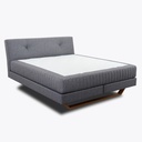 Kamjo Boxspringbett Minimum Kopfteil Messina in Stoff Anouk