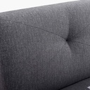 Kamjo Boxspringbett Minimum Kopfteil Messina in Stoff Anouk