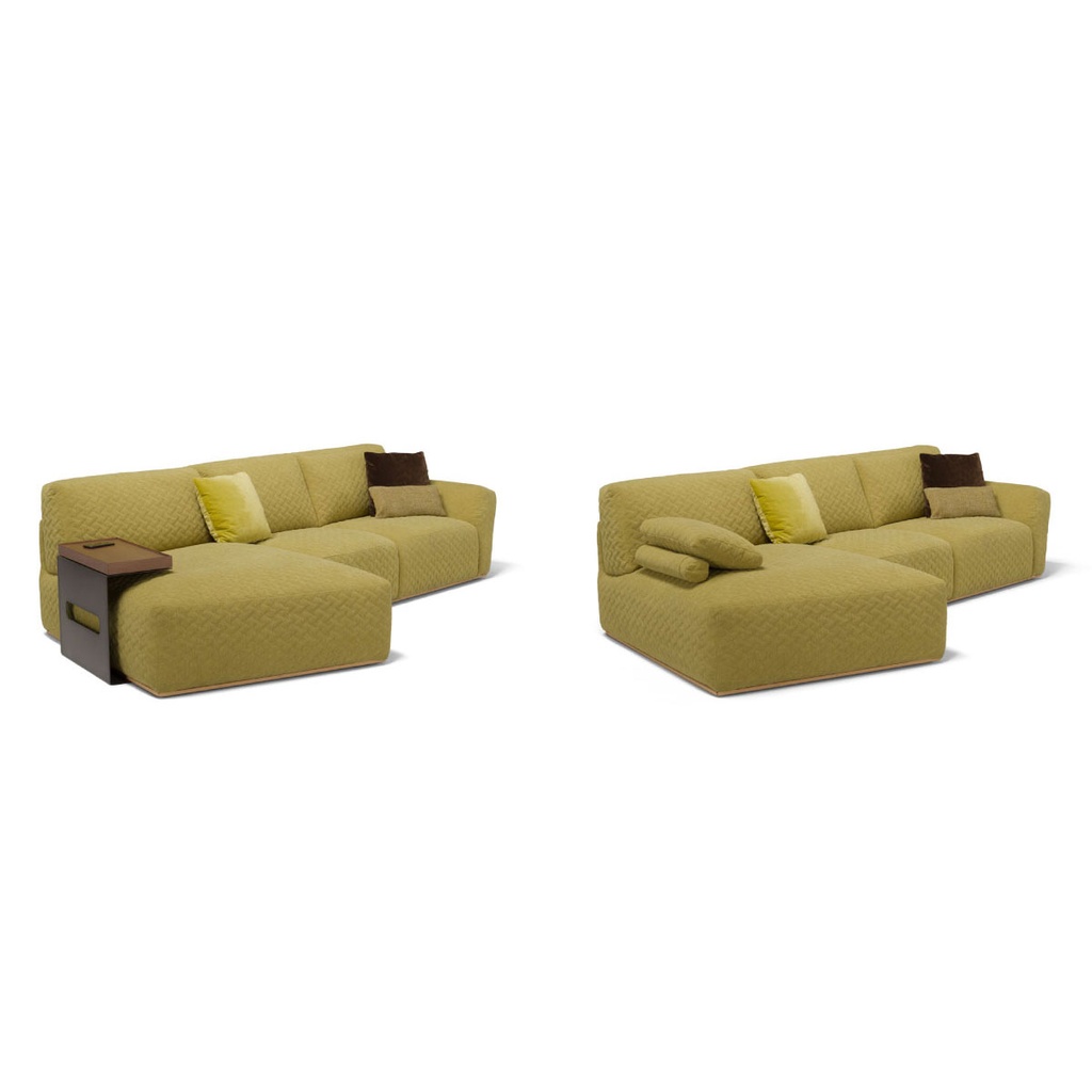 Dienne Salotti Ecksofa Bubble Diamond in Stoff Ranger