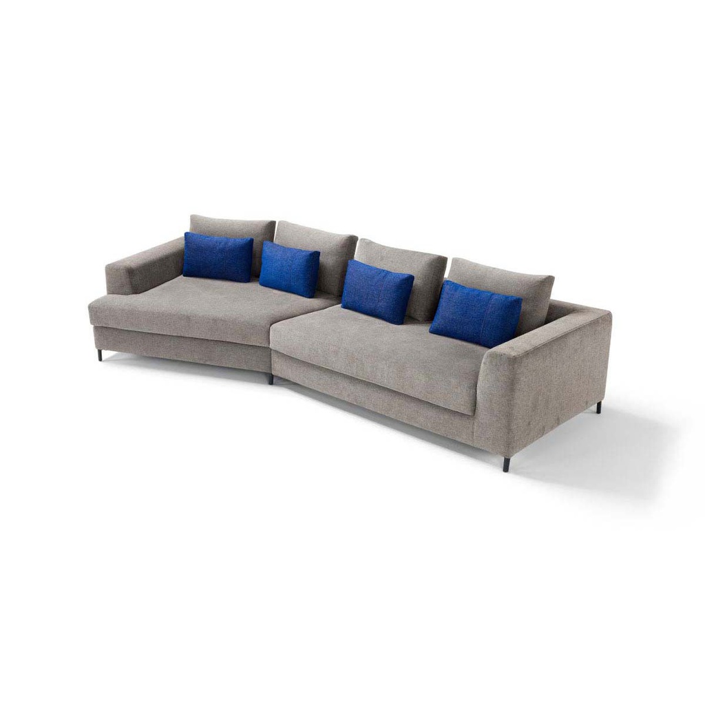 Dienne Salotti Ecksofa Loy in Stoff Klimt