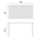 Nardi Outdoor Tisch CUBE