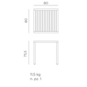 Nardi Outdoor Beistelltisch CUBE
