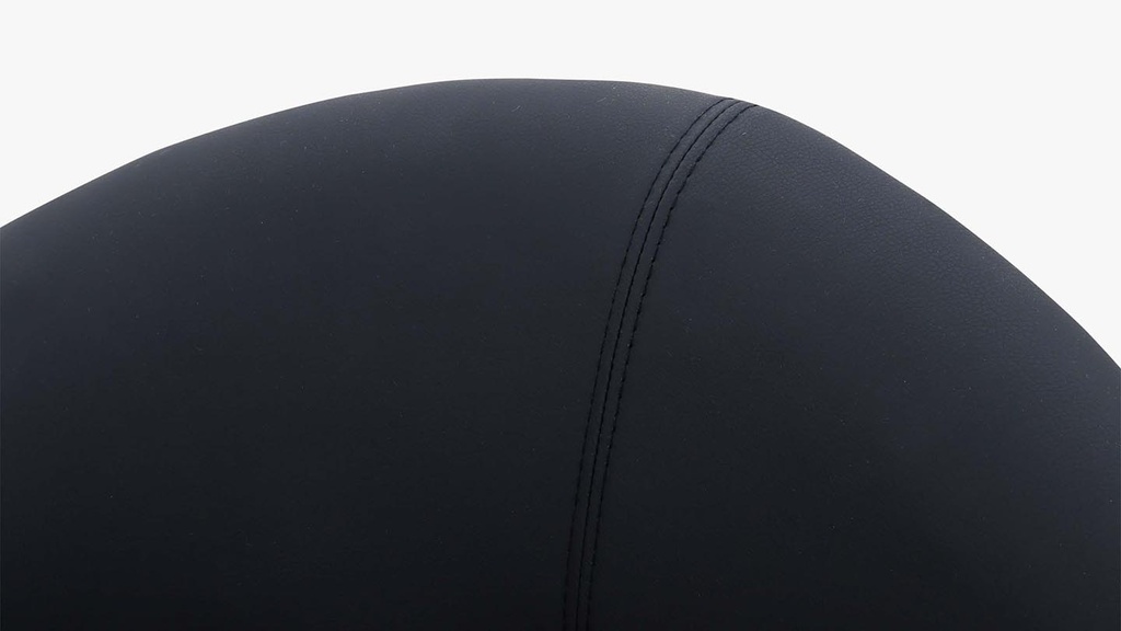 Actona set of 2 PLUMP chairs in imitation leather black