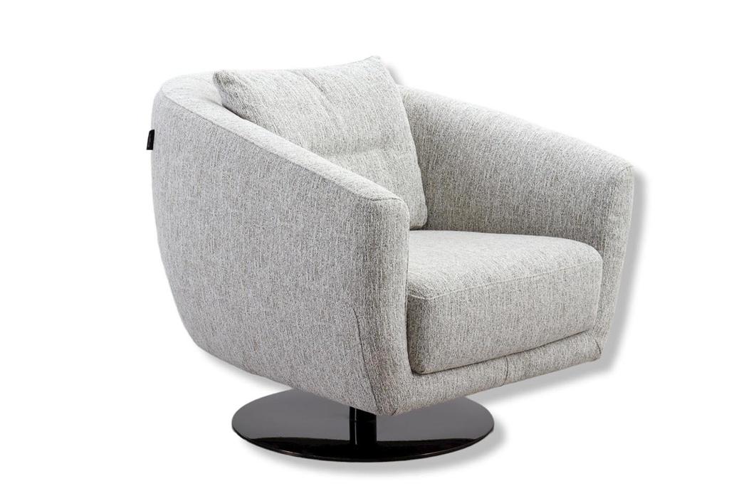 Nicoletti Home Sessel Arianna in Stoff Gibson beige