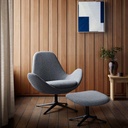Flexlux Sessel GHOST LOW in Leder Savoy