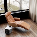Flexlux Chaiselonge VOLDEN in Leder Safari