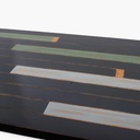 Iccoon Esstisch CHILL 240x100cm schwarz - bunt