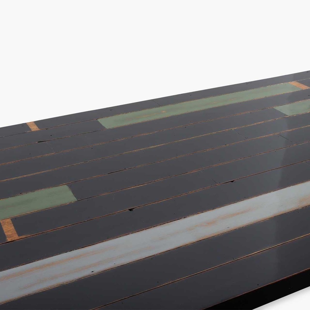 Iccoon Esstisch CHILL 240x100cm schwarz - bunt