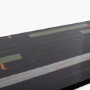 Iccoon Esstisch CHILL 240x100cm schwarz - bunt