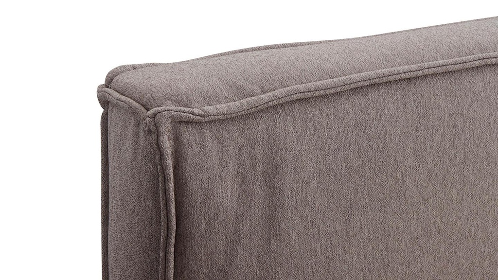 Scandian Boxspringbett Scanlook 180x200 in Stoff Gomez taupe