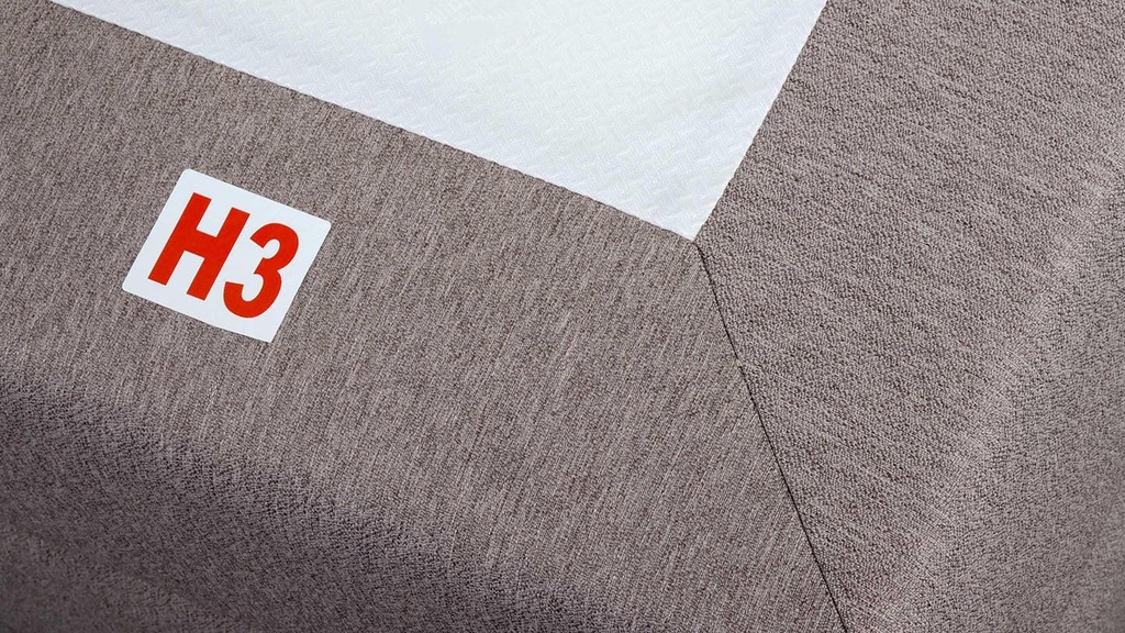 Scandian Boxspringbett Scanlook 180x200 in Stoff Gomez taupe