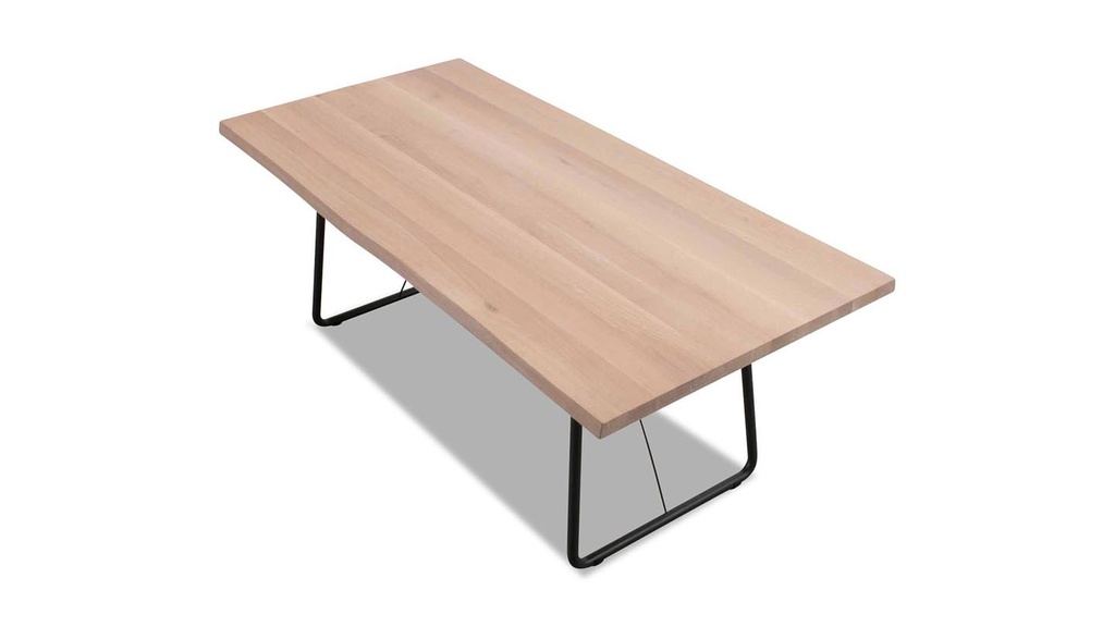 Tiado Esstisch ROLLER rechteckig 200x100cm in Eiche white wash