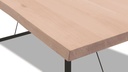 Tiado Esstisch ROLLER rechteckig 200x100cm in Eiche white wash