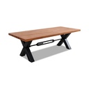 Bodahl Massivholz Esstisch CONCEPT 4 YOU gerade Kante 240x100cm - rustikale Eiche